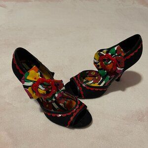 Betsy Johnson Flower Heels